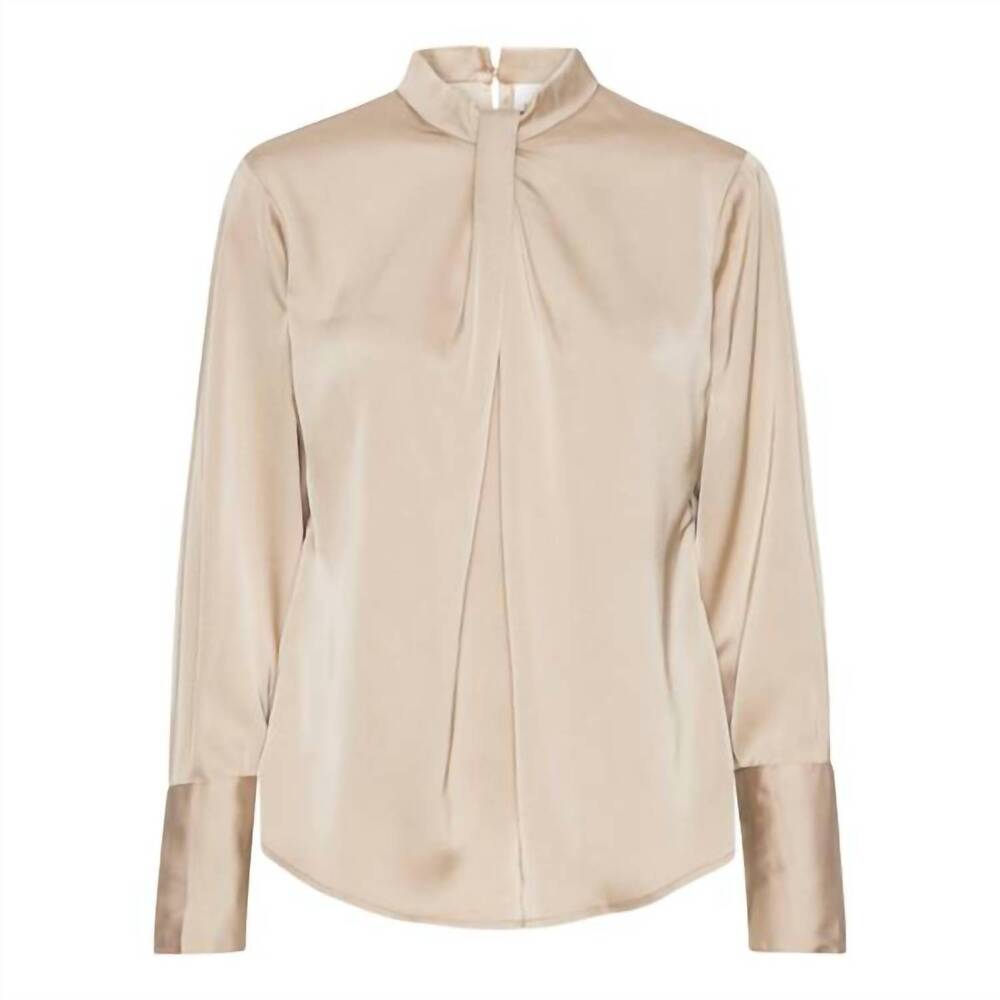 NEW KARMAMIA women's tara blouse in hammered satin